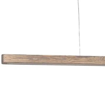 Skandynawska LAMPA wisząca FORESTIER 158117104 Spotlight ekologiczna OPRAWA drewniana LED 151,5W 3000K zwis drewno czarny