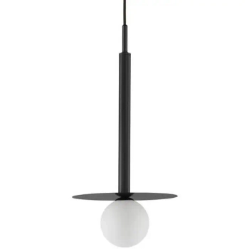 Wisząca lampa URUAPAN LE42886 kapelusz do salonu czarny biały outlet