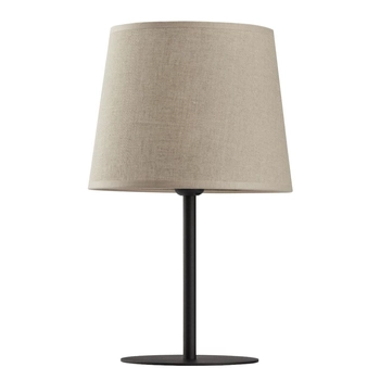 Lampka nocna z tkaninowym abażurem Chicago 5150 TK Lighting szara beżowa