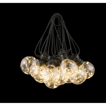 Łańcuch ze światełkami 7,5m 10 LED 4,2W 2700K IP44 ciepła