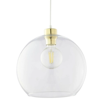 Loftowa lampa wisząca kula Cubus 2742 TK Lighting złota przezroczysta