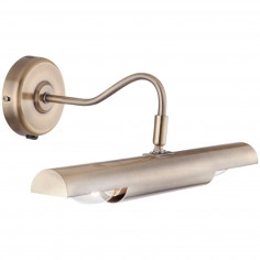 Kinkiet LAMPA ścienna PICTURE 4405 Globo metalowa OPRAWA nad obraz galeryjka mosiądz