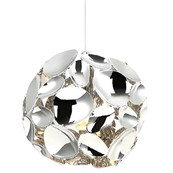 Dekoracyjna lampa wisząca Carera OR80179 okrągła chrom OUTLET