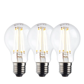 Klasyczne żarówki GLS E27 112815 LED 8W 2700K ściemnialne przezroczyste