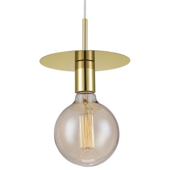 LAMPA wisząca DISC 106150 Markslojd metalowa OPRAWA zwis na przewodzie mosiądz