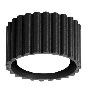 Ryflowana lampa sufitowa AURA SL.1787 tubka metalowa czarna