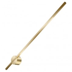 Złota LAMPA ścienna SPIDER W0297 Maxlight metalowy kinkiet LED 8,4W 3000K do łazienki IP44 złoty