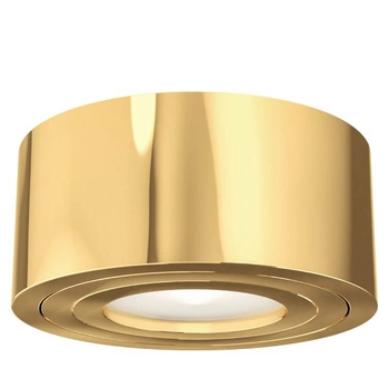 Spot sufitowy Rullo Gold Mini plafon LED 5,5W złoty do biura