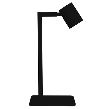 Czarna lampa stojąca Snow metalowa ruchoma do sypialni OUTLET