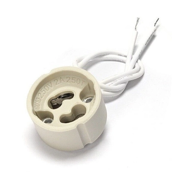 Przyłączeniowe gniazdo do żarówek z gwintem GU10 64 DomenoLED oprawka z przewodem