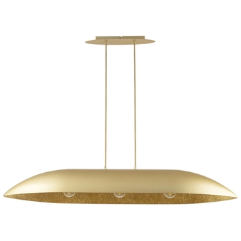 Kuchenna lampa wisząca nad stół Gondola L 40640 Sigma z żywicy złota