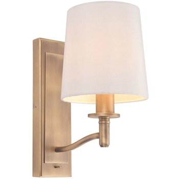 Kinkiet do salonu Ortona 70246 Endon z kloszem antyczny mosiądz ecru