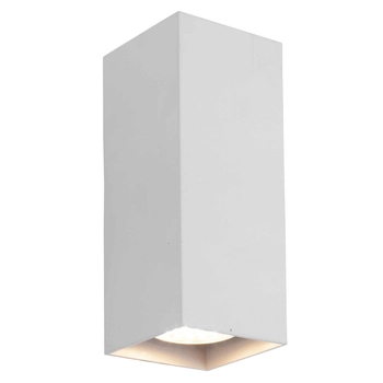 Kinkiet LAMPA ścienna PESARO LP-2115/2W metalowa OPRAWA prostokątna biała OUTLET