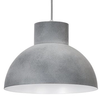Industrialna LAMPA wisząca WORKS 6510 Nowodvorski metalowa OPRAWA kuchenna ZWIS high bay nad wyspę kopuła szara