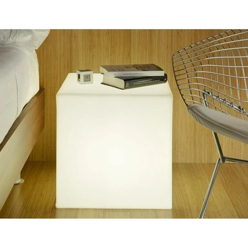 Ogrodowa lampa stojąca Cuby LUMCB053SSNW King Home kostka IP65 biały