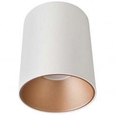 LAMPA sufitowa EYE TONE 8926 Nowodvorski downlight OPRAWA metalowa tuba biała złota