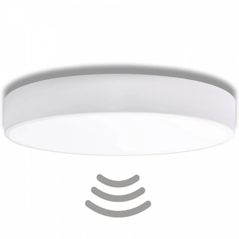 Nowoczesna lampa biurowa 137623621979 z czujnikiem biała