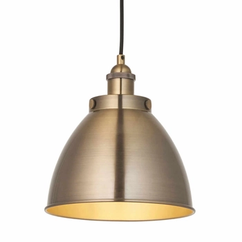 Lampa wisząca nad wyspę kuchenną Franklin 98745 Endon kopuła mosiądz