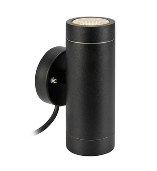 Dwukierunkowa lampa elewacyjna Garden tuba LED 3W 3000K czarna