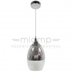 LAMPA wisząca CELIA 31-51561 Candellux szklana OPRAWA zwis kropla łezka chrom