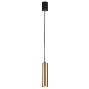 LAMPA wisząca EYE M 8914 Nowodvorski metalowa OPRAWA tuba ZWIS mosiądz czarna