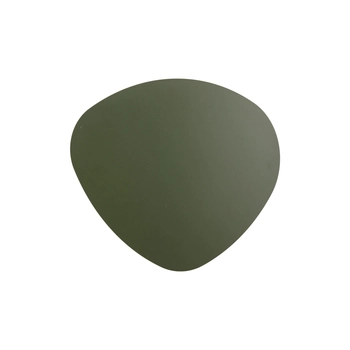 Naścienna lampa do salonu Stone Sabia 10707 owalna ciemny zielony