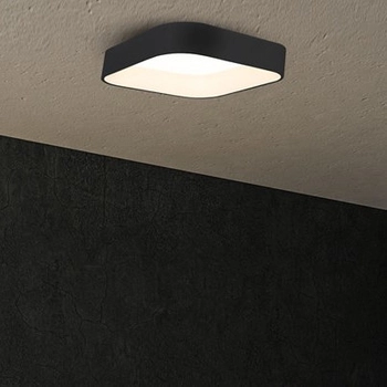 LAMPA sufitowa ASTRO ML6356 Milagro kwadratowa OPRAWA plafon LED 24W 4000K metalowy czarny