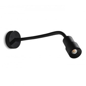 Elastyczna lampa ścienna Lumi Flex AZ4561 LED 5W 30000K do czytania czarna