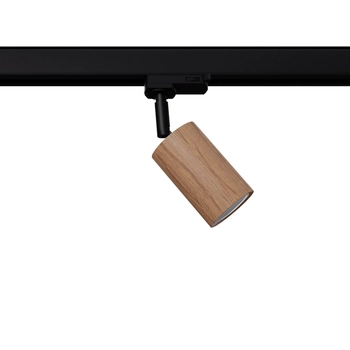 Lampa tuba sufitowa z żarówką BERG MYL.00459 do szyny trzyfazowej brązowy