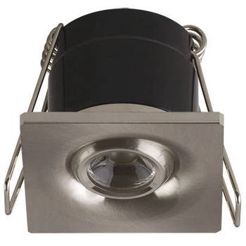 Wpust LAMPA sufitowa GOL LED D 03889 Ideus kwadratowa OPRAWA metalowa LED 1,6W 4000K regulowana stropowa chrom