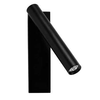 Metalowy naścienny kinkiet Kona 1639 LED 6W 3000-6000K tubka czarny