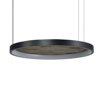 Wisząca lampa okrągła KRYPTON AZ6664 LED 40W CCT czarny brązowy