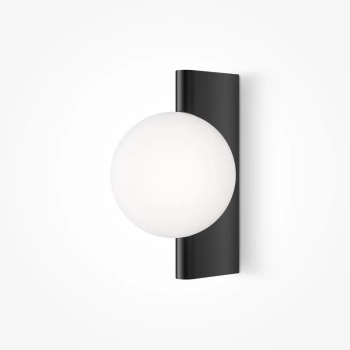 Kulista lampa ścienna Avant-garde MOD324WL-01B do salonu biała czarna