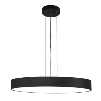 LAMPA wisząca NUNGO 8551 Shilo okrągła OPRAWA zwis LED 24,48W 4000K loftowy czarny