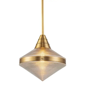 Wisząca lampa vintage Willard QN-WILLARD-P-VBS-PG mosiądz