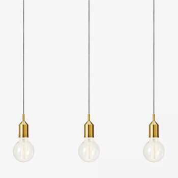 Wisząca lampa BRONX 108097 Markslojd metalowa loftowe oprawki mosiądz