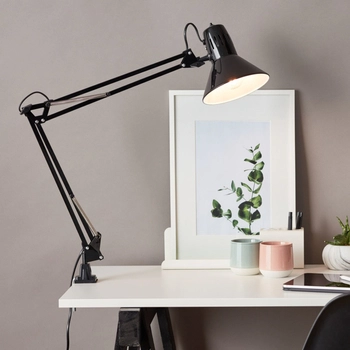 Regulowana lampka biurkowa Hobby 10802/06 imadło czarna