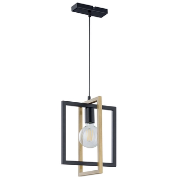 Nowoczesna LAMPA wisząca EDEN 32230 Sigma salonowy zwis metalowy czarny złoty