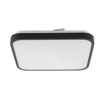Kwadratowy plafon do kuchni AGNES SQUARE 10983 LED 16W 3000K IP44 czarny