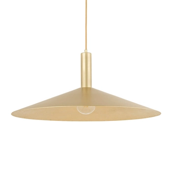 Zwisająca lampa nad stół Capri 41007 Sigma do kuchni stożek złota