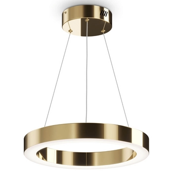 Wisząca lampa Saturno MOD415PL-L36BS4K LED 36W 3500K obręcz złota