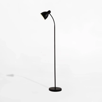 Podłogowa minimalistyczna lampa BOSCA F4102-BK regulowana czarna