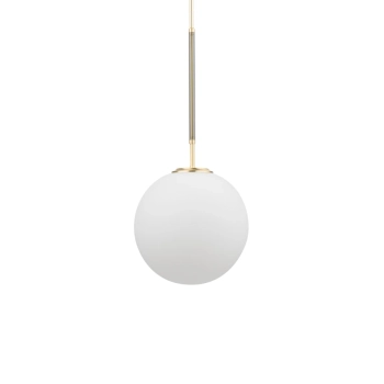 Kulista wisząca lampa nad stół Ultimo ULT-ZW-1 (ZM) 250 biała złoty mat