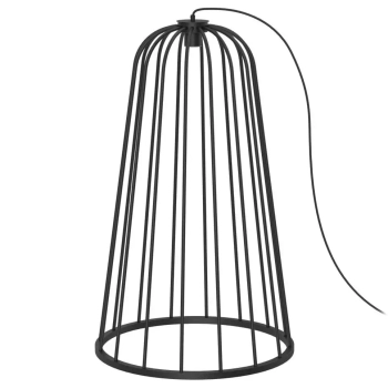 Stojąca lampa na taras no.moon 9418 metalowa IP44 czarna