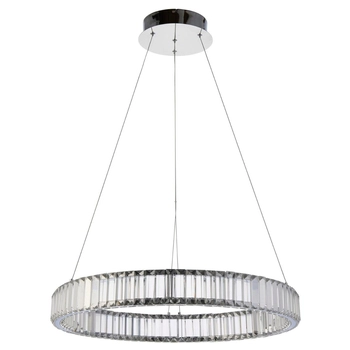 Kryształowy pierścień wiszący L&-1102255 Light& LED 36W 3000K glamour chrom