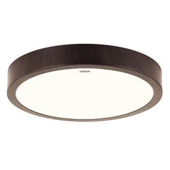 Plafoniera Led Atut 04150 Ideus 18W 4100K metalowa okrągła brązowa