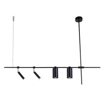 Regulowana LAMPA wisząca NAMASU 7926 Shilo metalowa tuby czarne