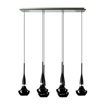 Salonowa lampa wisząca Tasos AZ0262 nad stół czarna