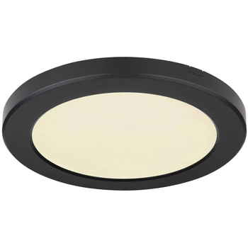 LAMPA sufitowa LASSE 12379-18B Globo okrągła OPRAWA plafon LED 18W 3000K - 6500K metalowy czarny