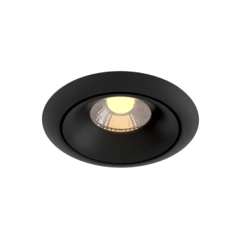 Oczko sufitowe ledowe Yin DL031-2-L8B LED 9W 3000K czarne